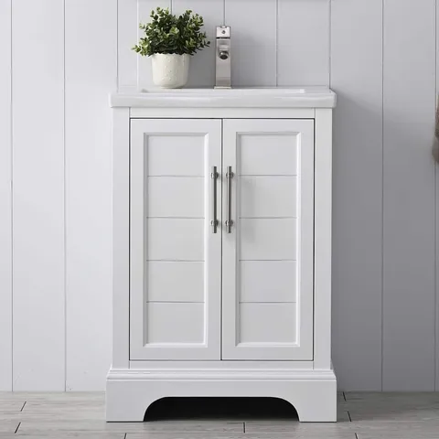 Vannes 24 in. Bathroom Vanity with Ceramic Top