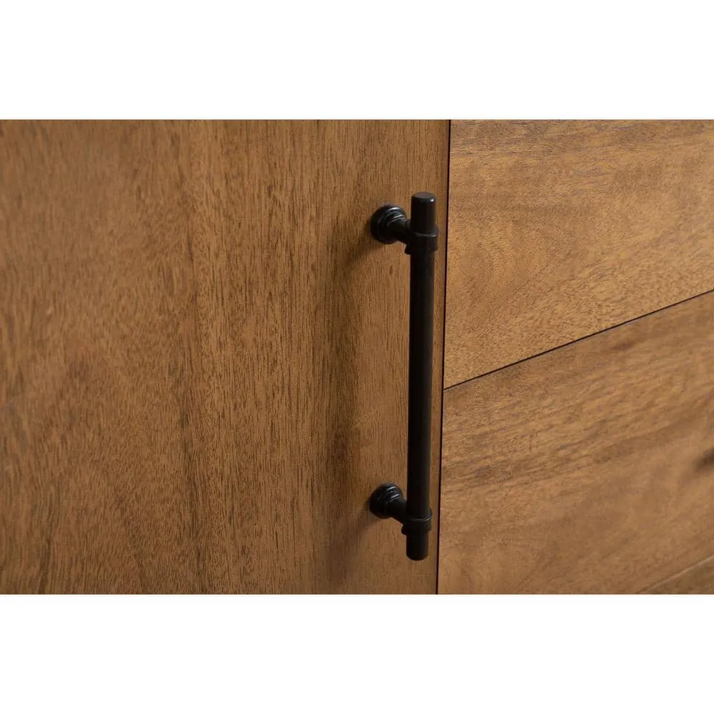 Vanity Art 42 in. W x 21.5 in. D x 34 in. H Single Sink Bathroom Vanity in Tan with Black Limestone Top, photo 9 of 11