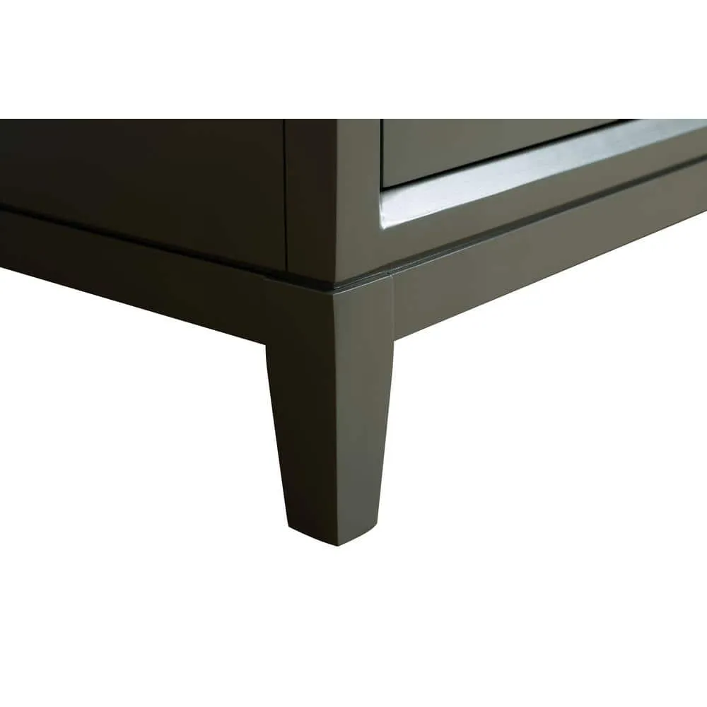Vanity Art 54 in. W x 22 in. D x 34 in. H Double Sink Bathroom Vanity in Vintage Green with Engineered Marble Top, photo 11 of 11