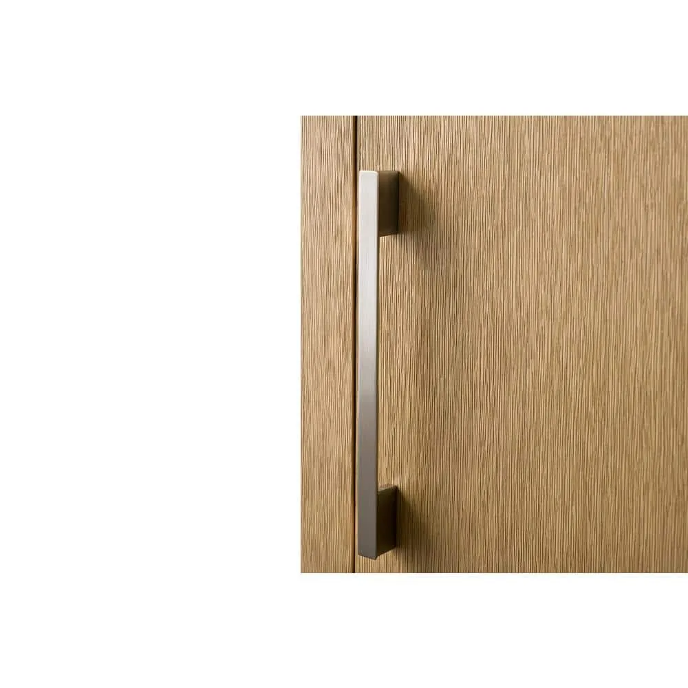 Vanity Art 20 in. W x 15.8 in D x 34 in. H Single Sink Bathroom Vanity Cabinet in Natural Oak with Ceramic Top in White, photo 3 of 10