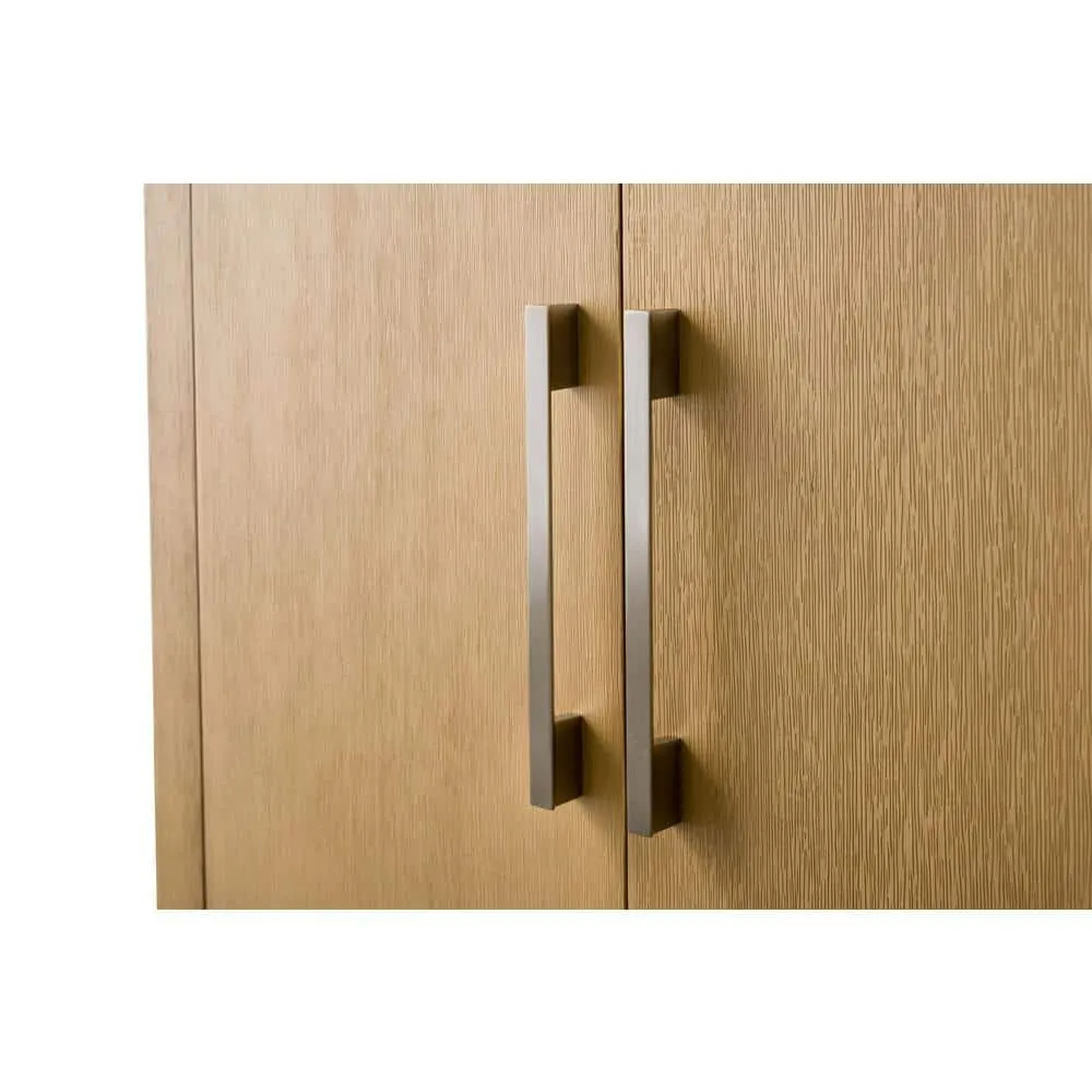 Vanity Art 24 in. W x 18.5 in D x 34 in. H Single Sink Bathroom Vanity Cabinet in Natural Oak with Ceramic Top, photo 8 of 11
