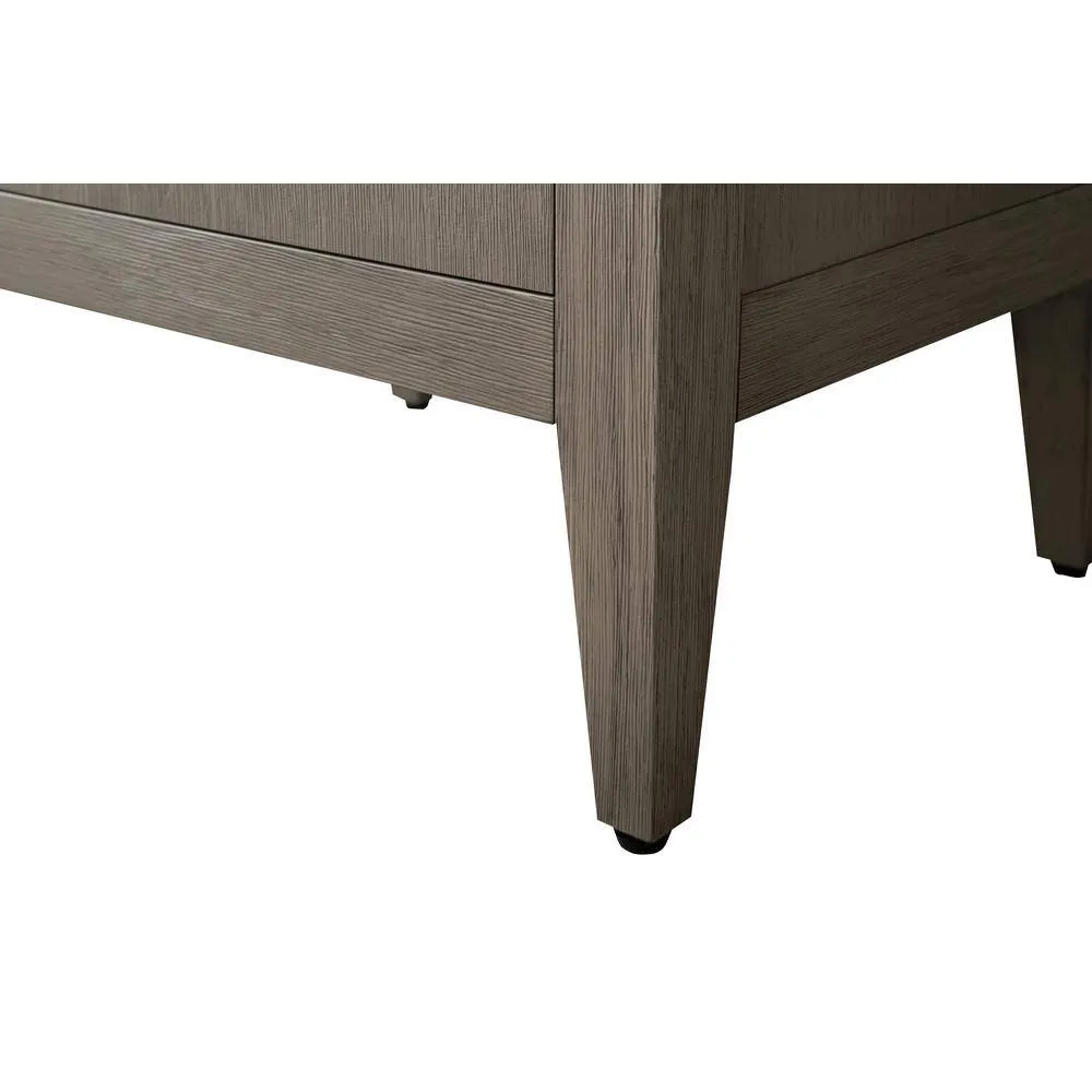Vanity Art 30 in. W x 18.5 in D x 34 in. H Single Sink Bathroom Vanity Cabinet in Driftwood Gray with Ceramic Top, photo 5 of 14