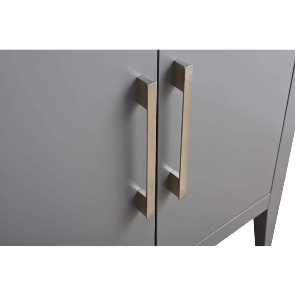 Vanity Art 30 in. W x 18.5 in D x 34 in. H Single Sink Bathroom Vanity Cabinet in Cashmere Gray with Ceramic Top, photo 11 of 14