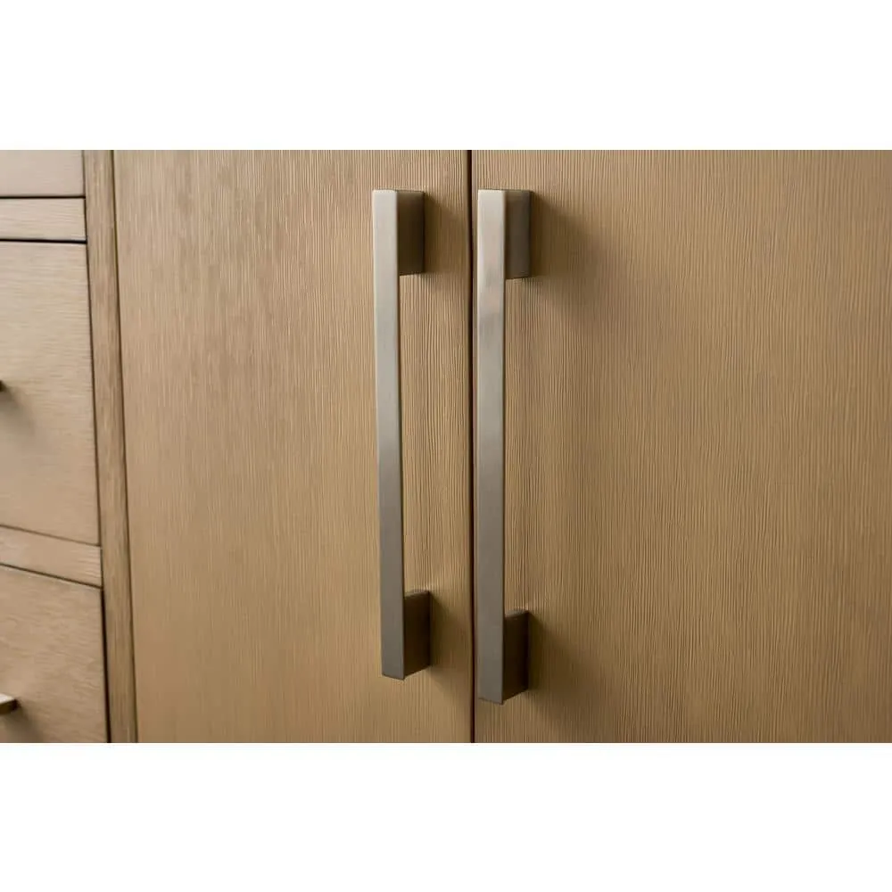 Vanity Art 42 in. W x 22 in. D x 34 in. H Single Sink Bathroom Vanity Cabinet in Natural Oak with Engineered Marble Top, photo 5 of 13