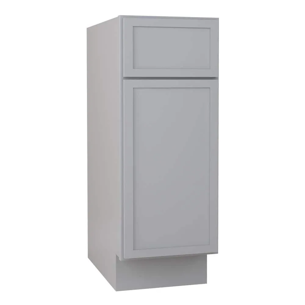Vanity Art 12 in. W x 21 in. D x 32.5 in. H 1-Drawer Bath Vanity Cabinet Only in Gray, photo 6 of 6