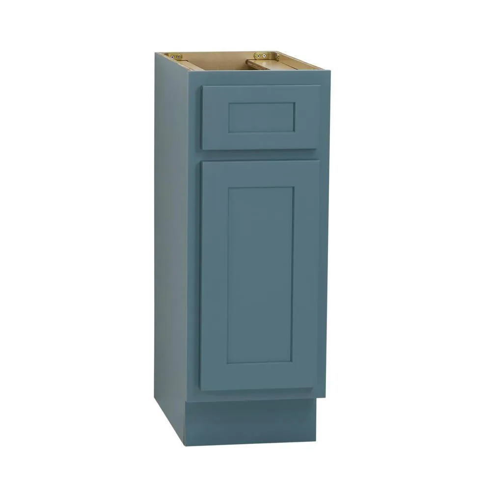 Vanity Art 12 in. W x 21 in. D x 32.5 in. H 1-Drawer Bath Vanity Cabinet Only in Sea Green, photo 2 of 6