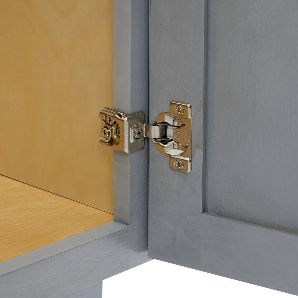 Vanity Art 36 in. W. x 21 in. D x 32.5 in. H 2-Left Drawers Bath Vanity Cabinet without Top in Smoky Gray, photo 6 of 8