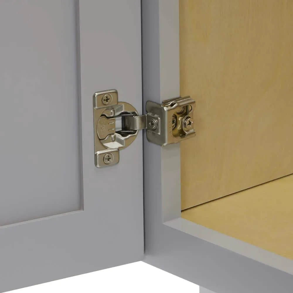 Vanity Art 36 in. W x 21 in. D x 32.5 in. H 2-Right Drawers Bath Vanity Cabinet without Top in Gray, photo 7 of 9