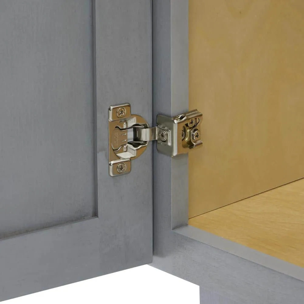 Vanity Art 36 in. W x 21 in. D x 32.5 in. H 2-Right Drawers Bath Vanity Cabinet without Top in Smoky Gray, photo 7 of 9