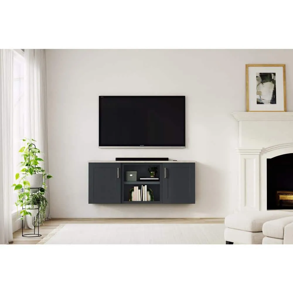 MILL'S PRIDE Richmond Venetian Onyx Plywood Shaker Ready to Assemble Lazy Suzan Corner Kitchen Cabinet 33 in W x 21 in D x 34.5 in H, photo 5 of 8