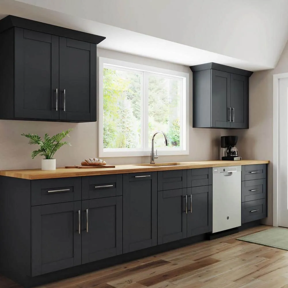 MILL'S PRIDE Richmond Venetian Onyx Plywood Shaker Ready to Assemble Corner Kitchen Cabinet Soft Close 20 in W x 12 in D x 30 in H, photo 9 of 9