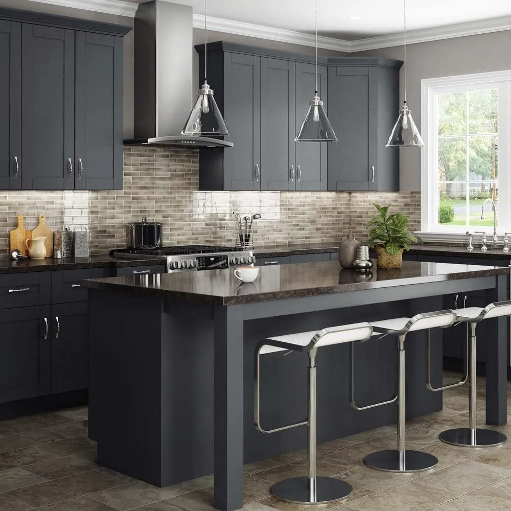 MILL'S PRIDE Richmond Venetian Onyx Plywood Shaker Ready to Assemble Corner Kitchen Cabinet Soft Close 20 in W x 12 in D x 30 in H, photo 2 of 9