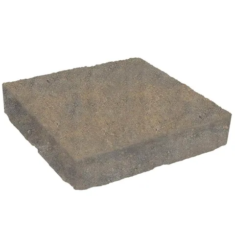 Domino 11.75 × 11.75 × 2.25 in Victorian Blend Beige/Gray Concrete Paver