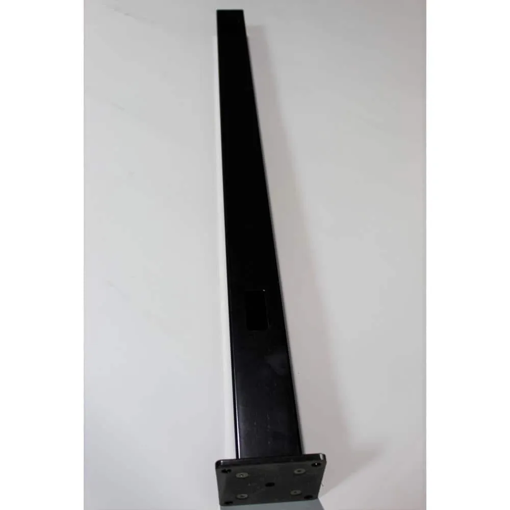 Vista 42 in. H x 2.5 in. W Black Aluminum Bottom Stair Post for Stair Railing Kit, photo 2 of 3