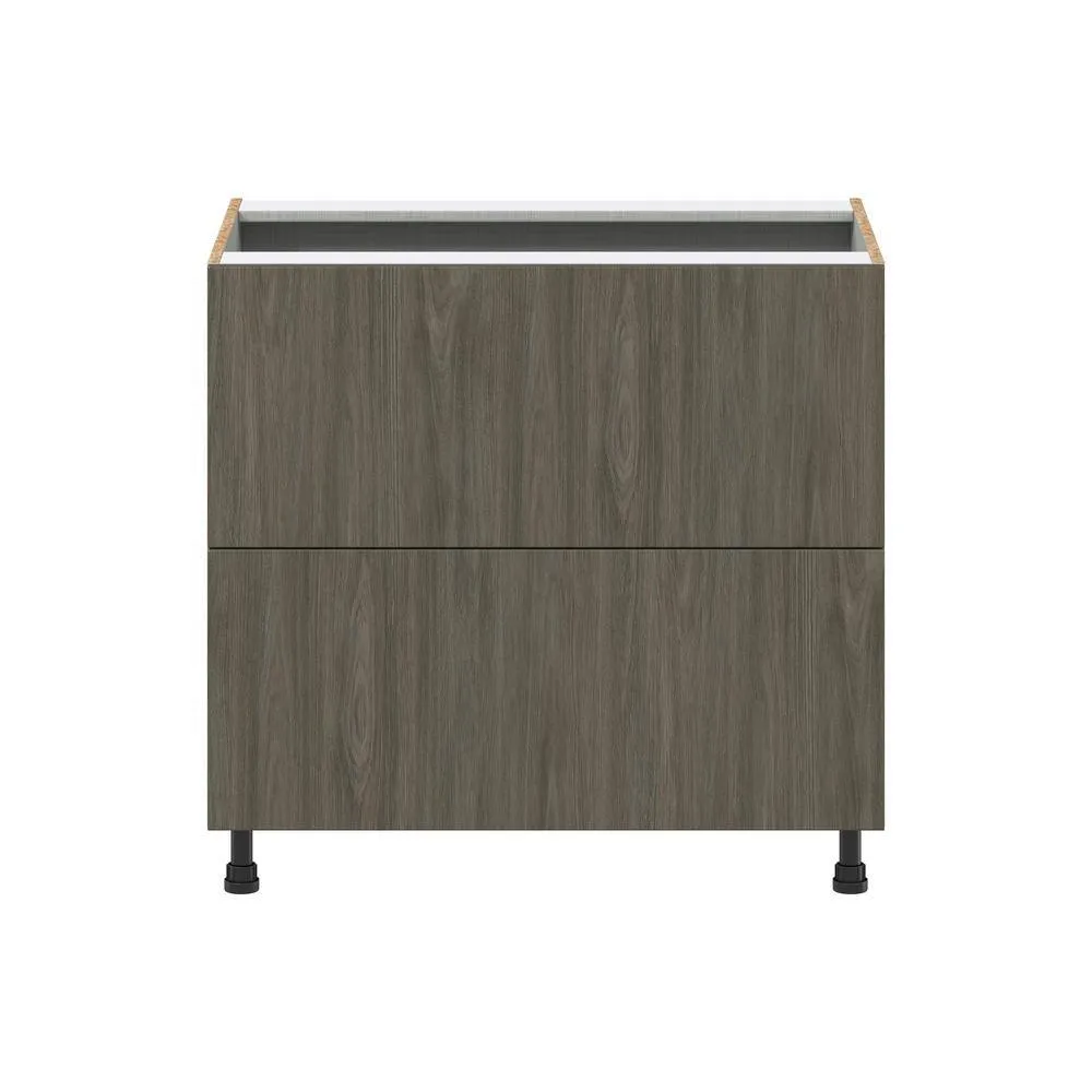 J COLLECTION Medora Textured Slab Assembled Base Cooktop Kitchen Cabinet with 3 Drawers (36 in. W x 34.5 in. H x 24 in. D), photo 6 of 7