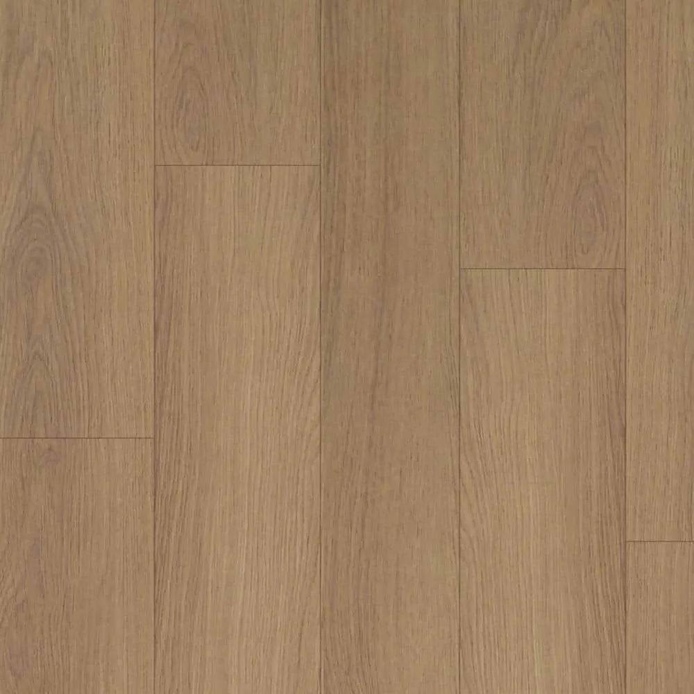 Dekorman Proteco+ Walnut Oak EIR 12mm T x 6.41 in. W Uniclic HDF AC4 Waterproof Laminate Wood Flooring (848 sq. ft./pallet), photo 4 of 4