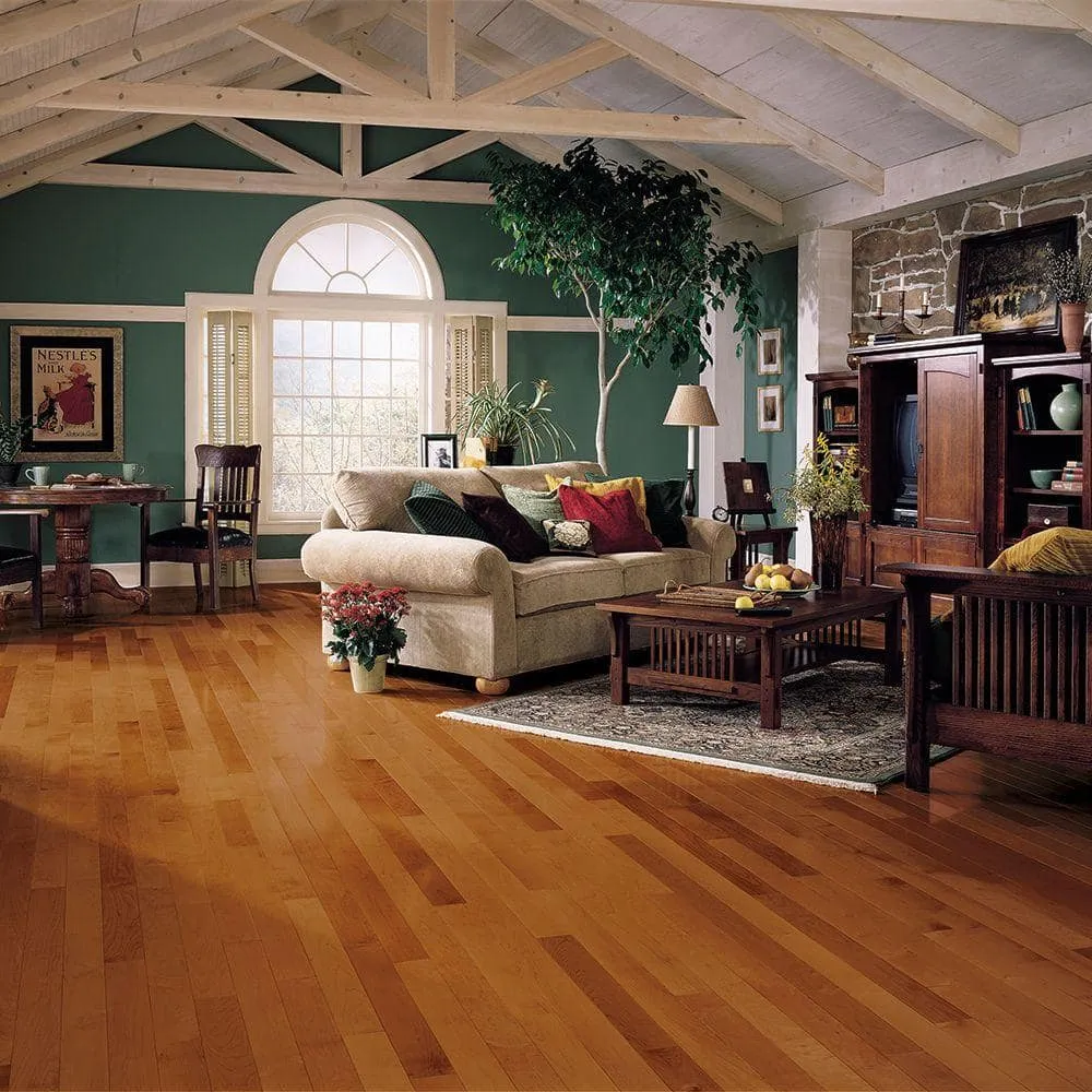 Bruce American Originals Country Natural Maple 3/8 in. T x 3 in. W T+G Smooth Engineered Hardwood Flooring (22 sq.ft./ctn), photo 2 of 2