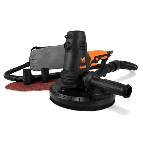 10 Amp Variable Speed Handheld Drywall Sander with Dust Hose and Collection Bag