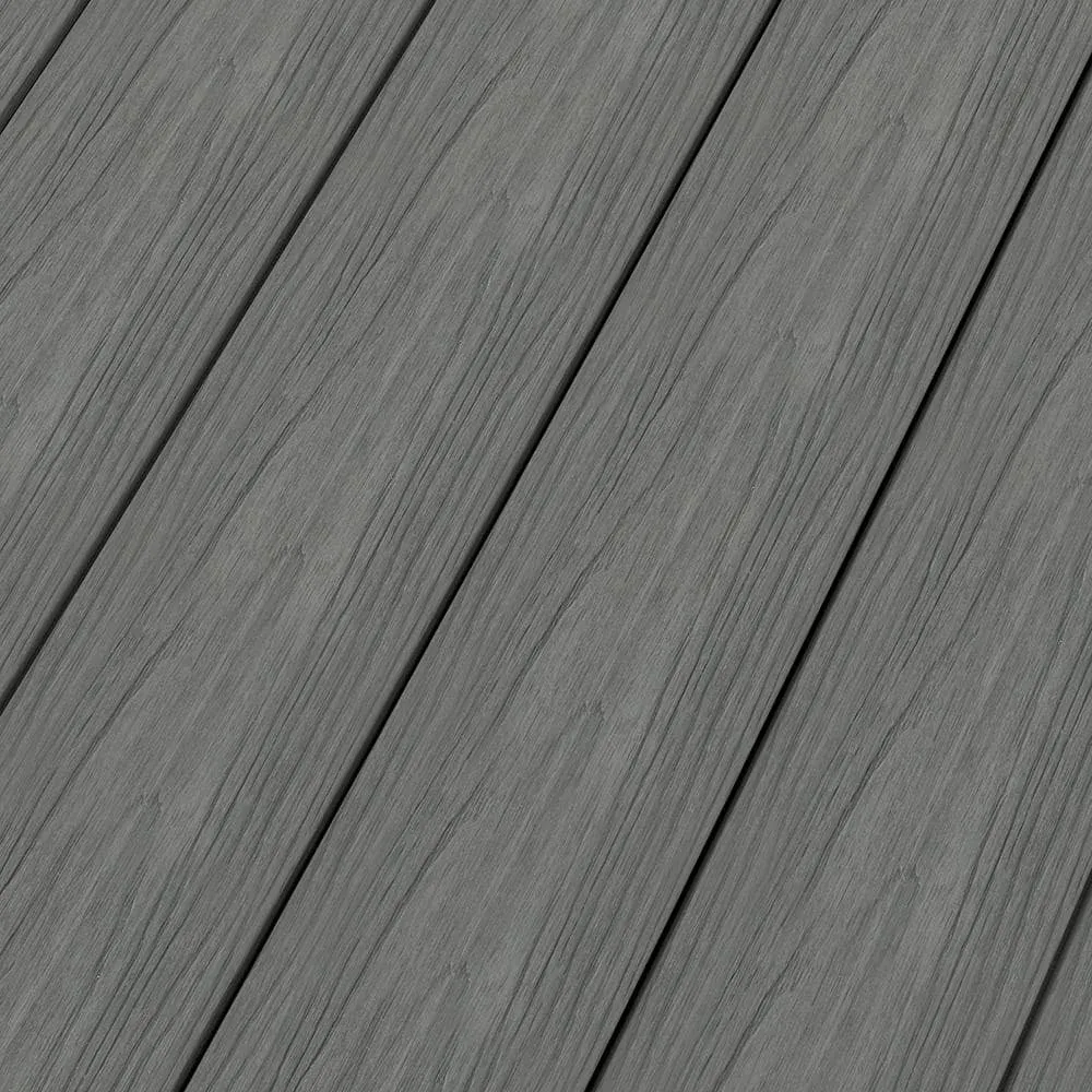 NewTechWood UltraShield Natural Voyager 1 in. x 6 in. x 8 ft. Westminster Gray Hollow Composite Decking Board, photo 3 of 8