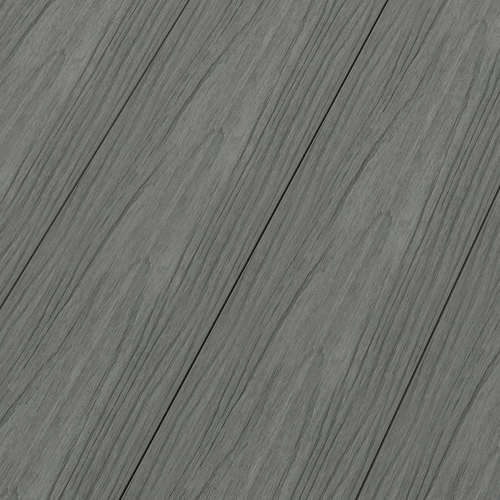 NewTechWood UltraShield Naturale Fascia 0.5 in. x 12 in. x 6 ft. Westminster Gray Composite Fasica Decking Board, photo 5 of 7