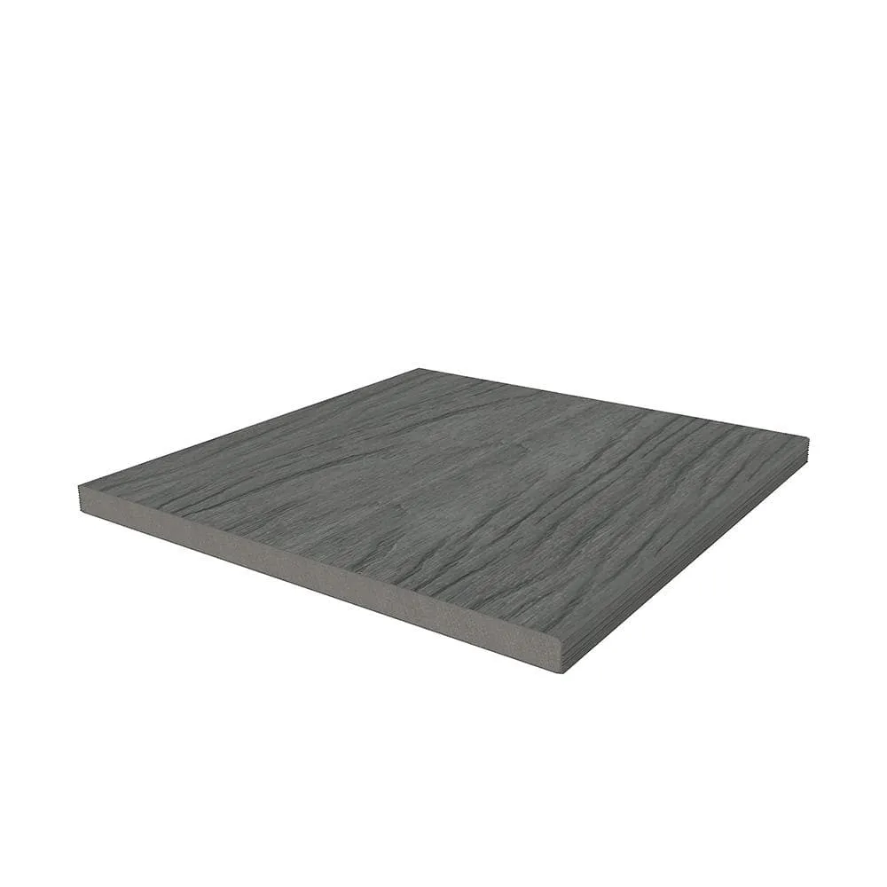 NewTechWood UltraShield Naturale Fascia 0.5 in. x 12 in. x 6 ft. Westminster Gray Composite Fasica Decking Board, photo 4 of 7