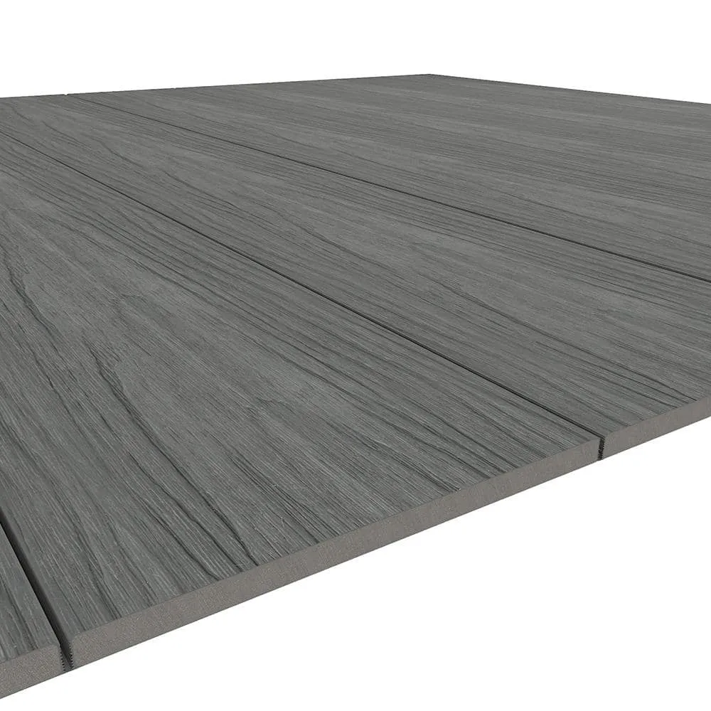 NewTechWood UltraShield Naturale Fascia 0.5 in. x 12 in. x 6 ft. Westminster Gray Composite Fasica Decking Board, photo 7 of 7