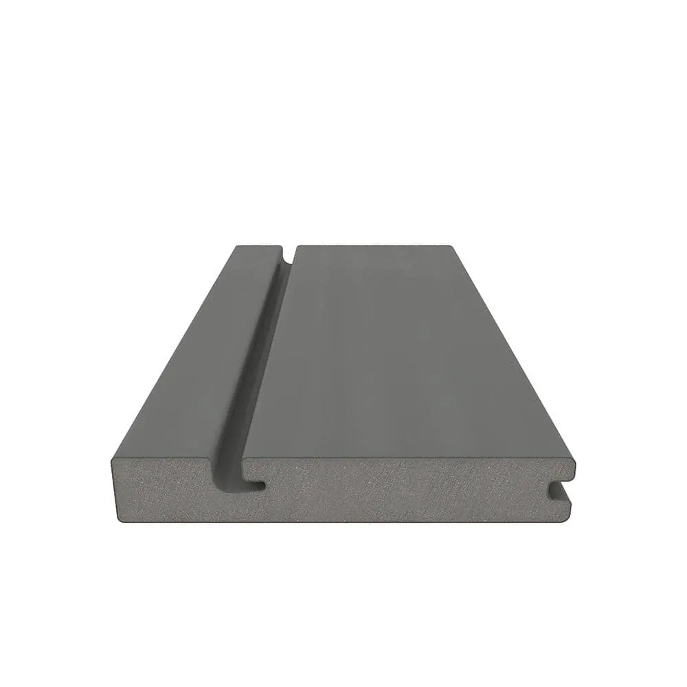 NewTechWood UltraShield Naturale Composite Hybrid Deck Board Sample - Westminster Gray, photo 3 of 6