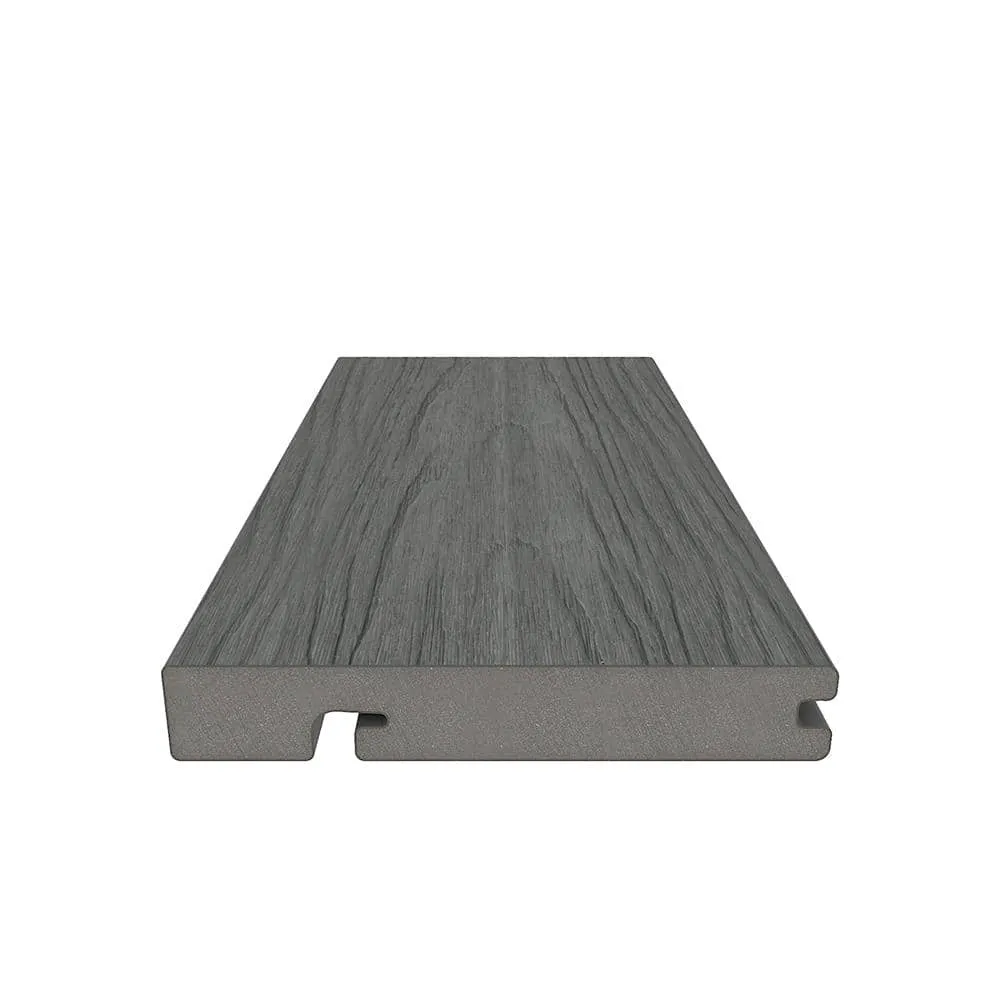NewTechWood UltraShield Naturale Composite Hybrid Deck Board Sample - Westminster Gray, photo 2 of 6