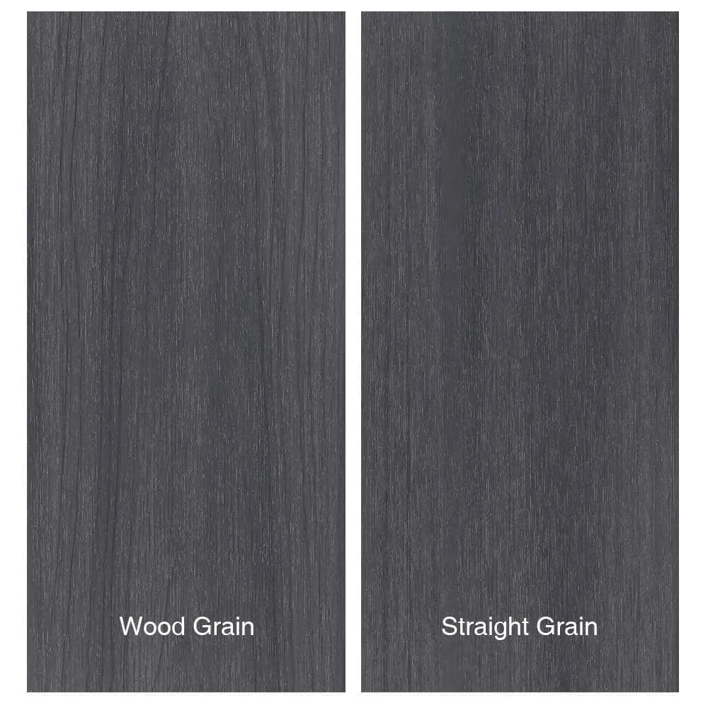 NewTechWood UltraShield Naturale Voyager Series 1 in. x 6 in. x 1 ft. Hollow Westminster Gray Composite Deck Board Sample, photo 5 of 8