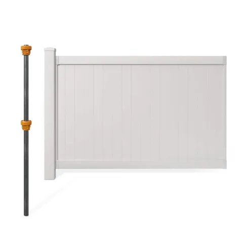 WamBam No Dig Vinyl Privacy Fence