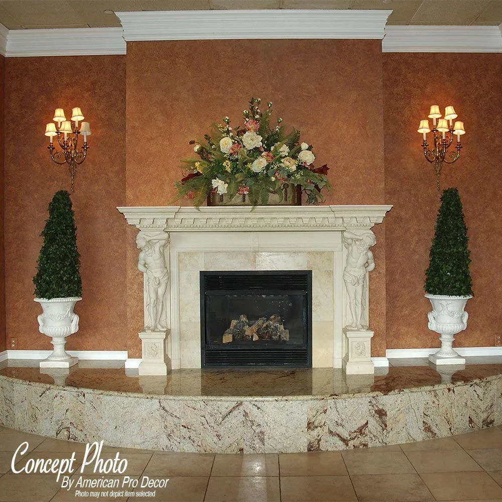 American Pro Decor 3-15/16 in. x 3-5/8 in. x 94-1/2 in. Egg and Dart with Acanthus Corbel Polyurethane Crown Moulding 15-1/2 LF (2-Pack), photo 7 of 7