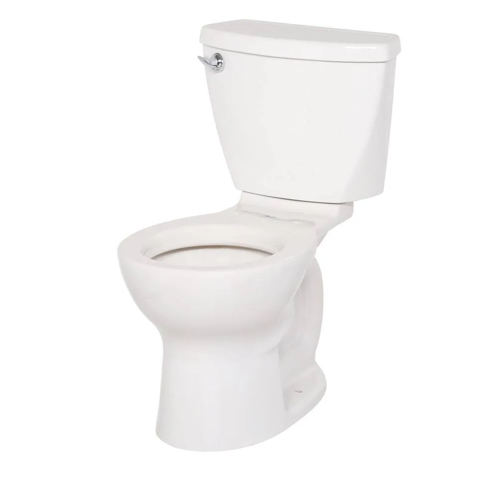 American Standard Cadet 3 White Round Standard Height 2-Piece Toilet, 10-in Rough-In, photo 7 of 13