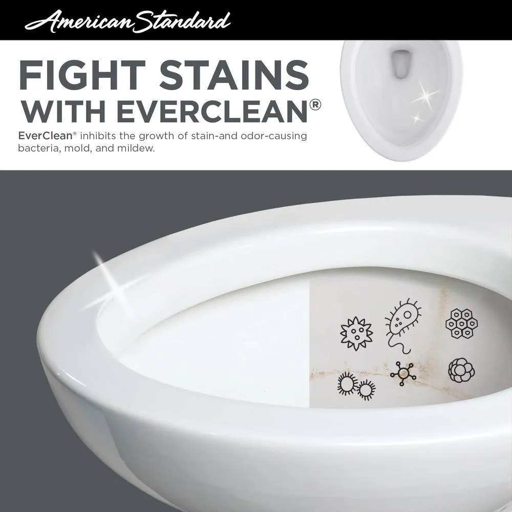 American Standard Cadet 3 White Round Standard Height 2-Piece Toilet, 10-in Rough-In, photo 13 of 13