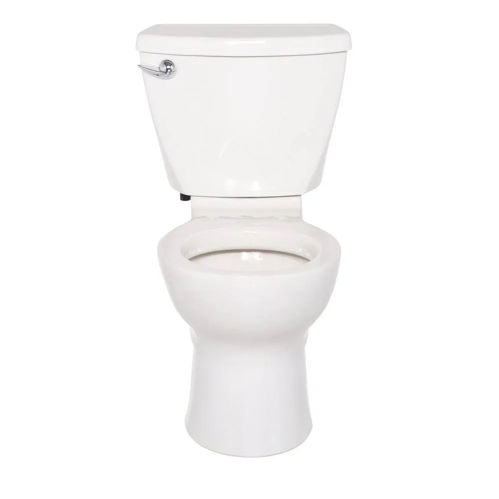 American Standard Cadet 3 White Round Standard Height 2-Piece Toilet, 10-in Rough-In, photo 8 of 13
