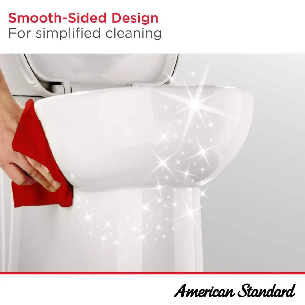 American Standard Cadet 3 Decor Tall Height 2-Piece 1.28 GPF Single-Flush Elongated Toilet with Slow-Close Seat, White, photo 8 of 9