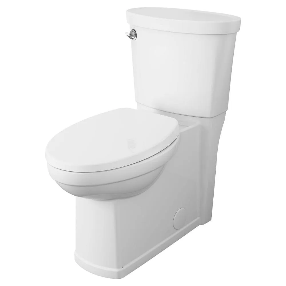 American Standard Cadet 3 Decor Tall Height 2-Piece 1.28 GPF Single-Flush Elongated Toilet with Slow-Close Seat, White, photo 2 of 9