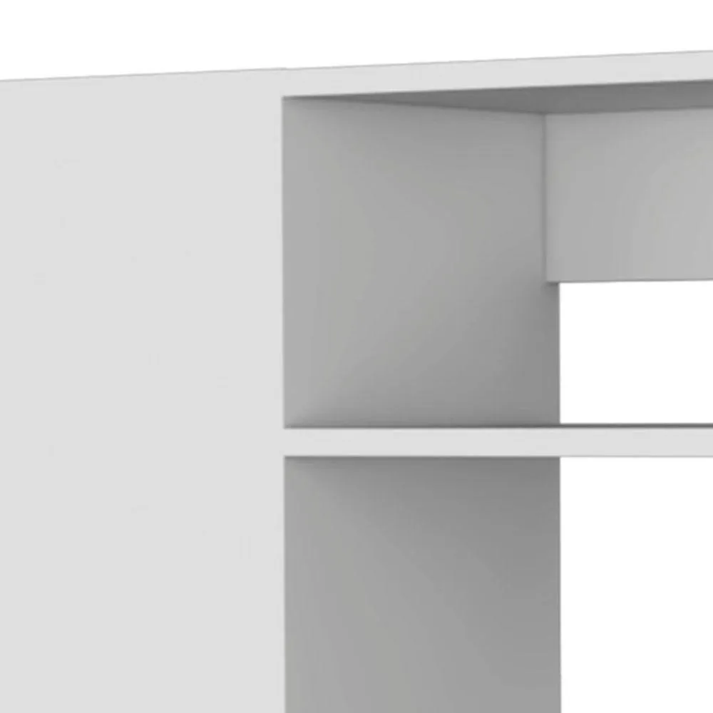 Amucolo 39.37 in. W x 15.75 in. D x 23.62 in. H White Wood Ready to Assemble Wall Kitchen Cabinet, photo 3 of 6