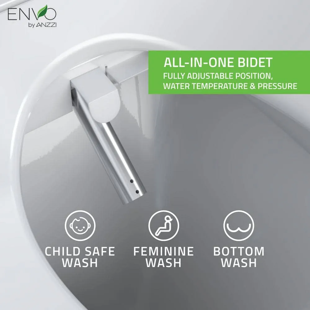 ANZZI Dive Smart Electric Bidet Toilet Seat with Remote Control and Heated Seat, photo 3 of 7