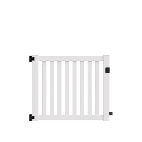 Ohio White Vinyl Fence Gate