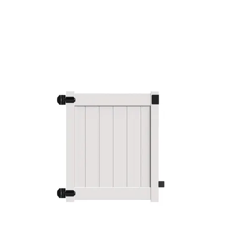 White Vinyl Walk Gate Kit