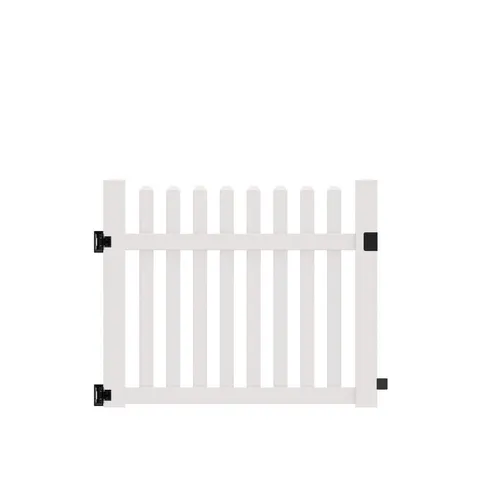 Seneca Straight Vinyl Fence Gate 5 × 4 ft