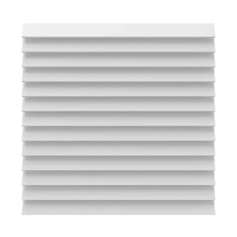 Louvered Vinyl Privacy Fence Panel
