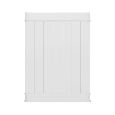 White Vinyl Outdoor Changing Room Side Wall