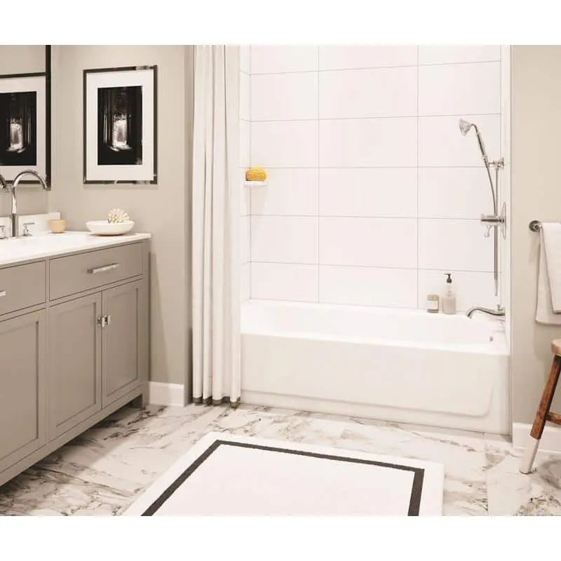Bootz Industries Aloha Plus 60 in. x 32 in. Soaking Bathtub With Left Drain in White, photo 2 of 2