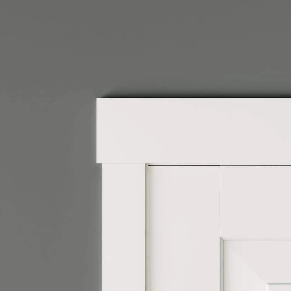 Royal Building Products Craftsman 9976 11/16 in. D x 3-1/4 in. W x 96 in. L PVC Casing Moulding White, photo 3 of 5
