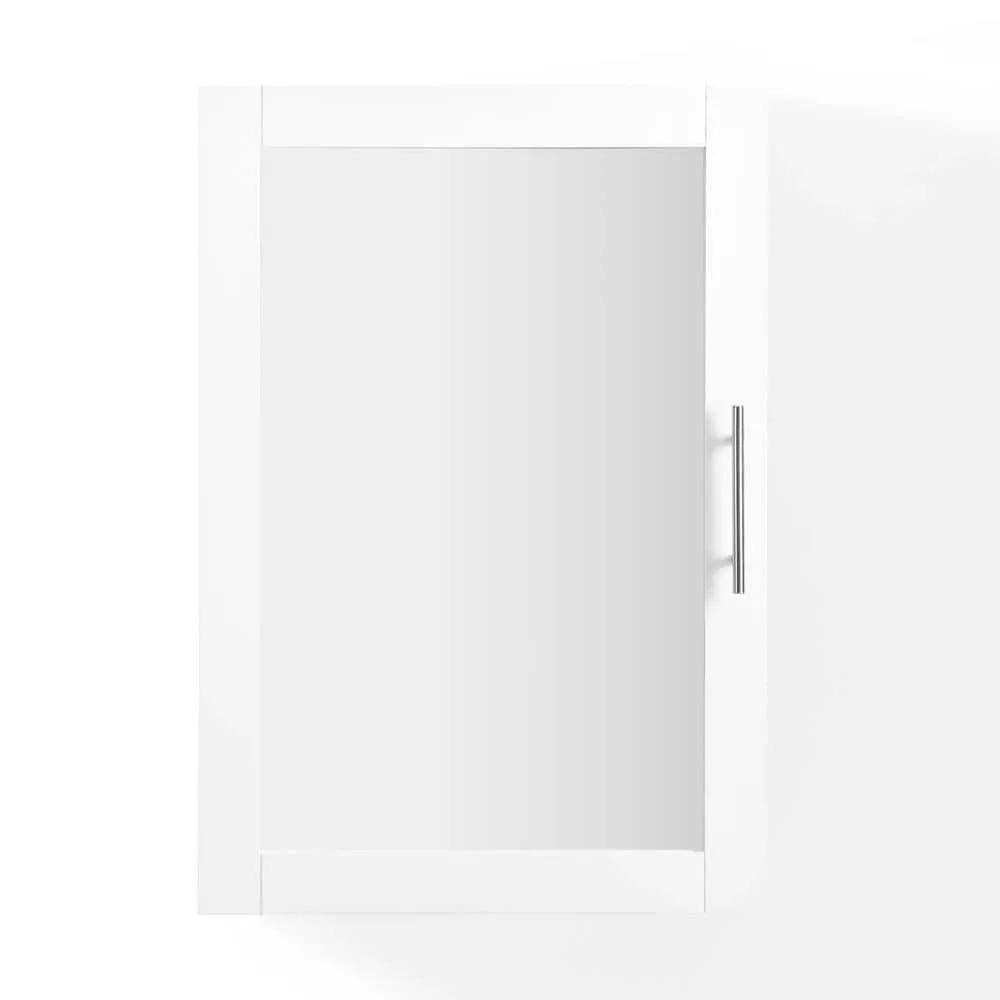 CROSLEY FURNITURE Savannah 18 in. x 26 in. x 6 in. Surface-Mounted Mirrored Medicine Cabinet in White, photo 2 of 7