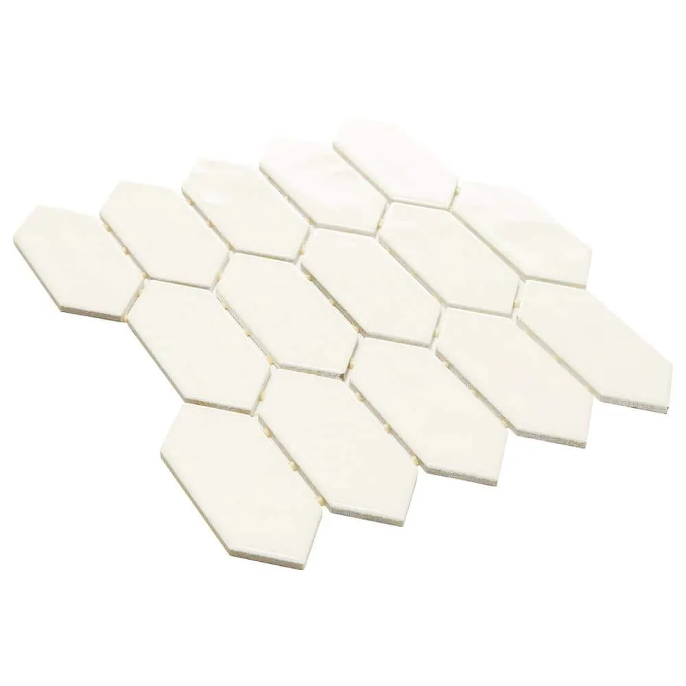 Marazzi LuxeCraft 11 in. x 12 in. x 6.35 mm White Ceramic Picket Mosaic Wall Tile (0.73 sq. ft. per piece), photo 2 of 8