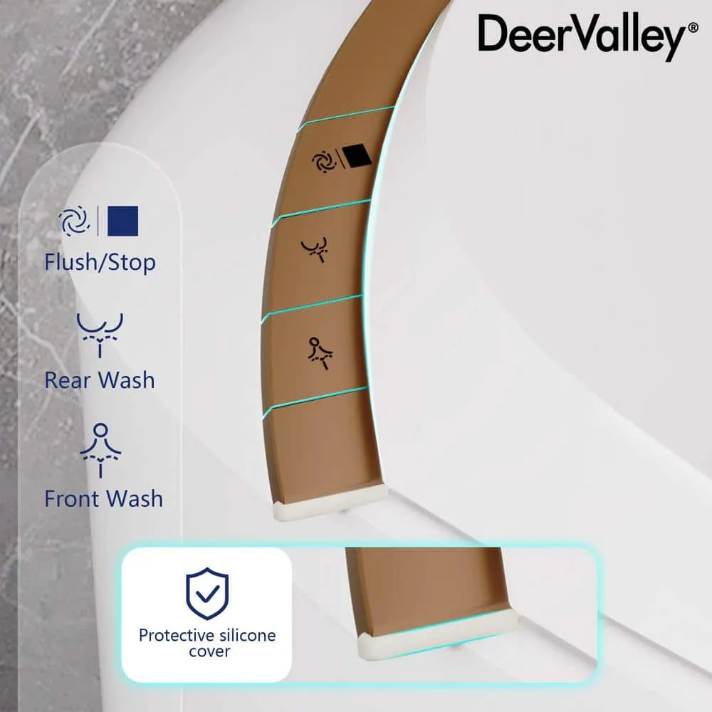 DEERVALLEY Tankless Smart Toilet Bidet with Auto Flush and Warm Water Dryer, photo 4 of 10