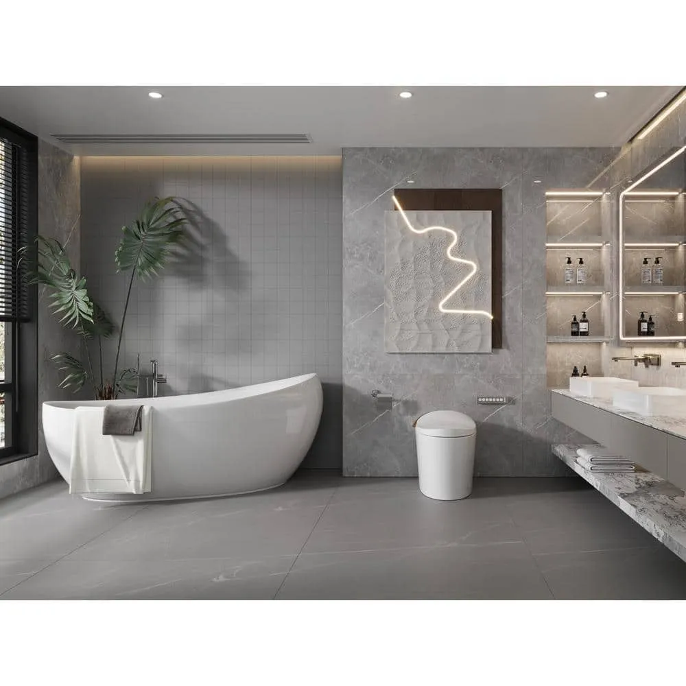 DEERVALLEY Tankless Smart Toilet Bidet with Auto Flush and Warm Water Dryer, photo 2 of 10