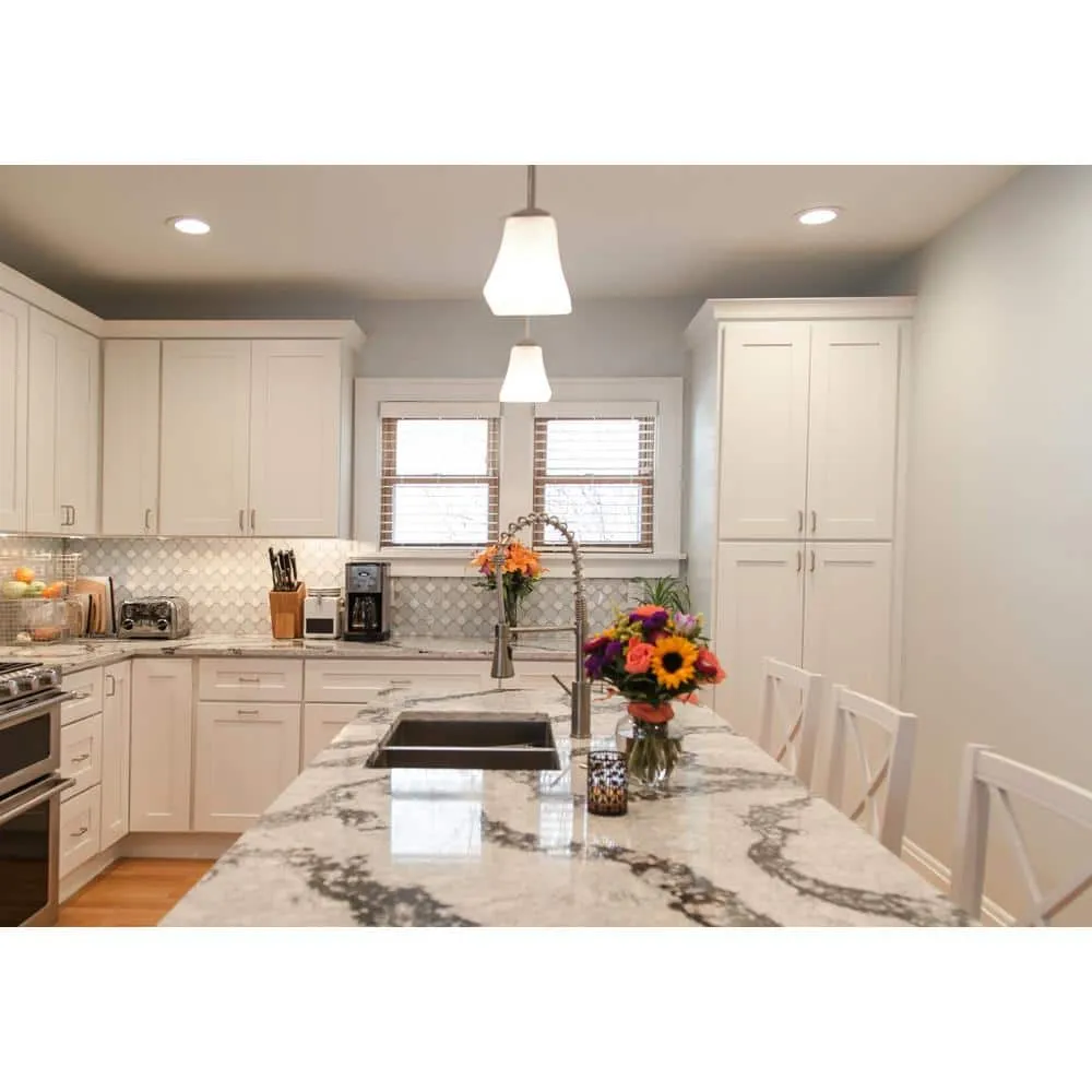 Design House Brookings Plywood Assembled Shaker 36x21x12 in. 2-Door Bridge Wall Kitchen Cabinet in White, photo 4 of 15